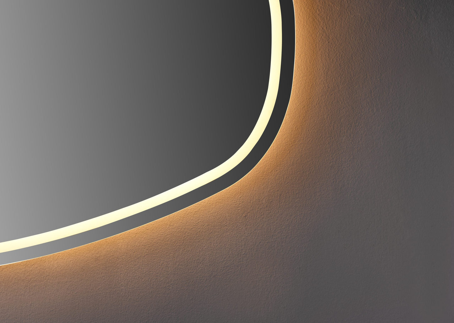 Oglinda LED Ovala Premium 150×85 cm, 3 Tipuri de Lumina – Calda, Rece, Neutra