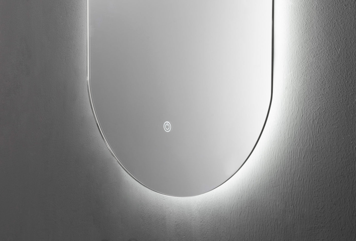 Oglinda LED Ovala Premium 60×100 cm, 3 Tipuri de Lumina – Calda, Rece, Neutra