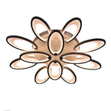 Lustra LED RFAN, Model M003/8+4, cu Telecomanda, 3 Tipuri de Lumina, Intensitate Reglabila, 180W, Alb