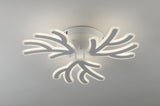 Lustra LED RFAN, Model K46-3, cu Telecomanda, 3 Tipuri de Lumina, Intensitate Reglabila, 150W, Alb