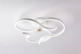 Lustra LED RFAN, Model T9872, Cu Telecomanda, 3 Tipuri De Lumina, Intensitate Reglabila, 360W, Alb/Auriu