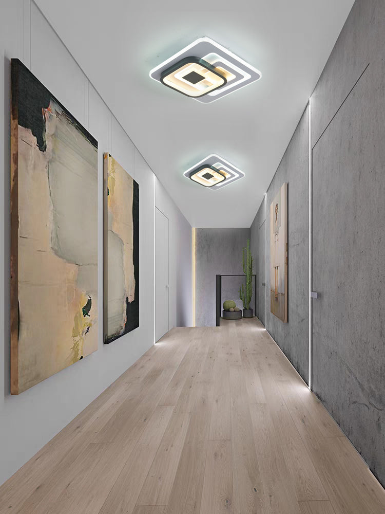 Aplica LED RFAN, Model 9350-240, 3 Tipuri De Lumina, 90W, Alb/Negru