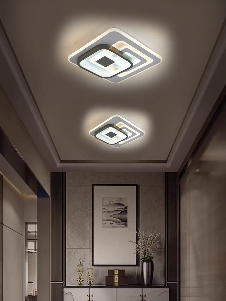Aplica LED RFAN, Model 9350-240, 3 Tipuri De Lumina, 90W, Alb/Negru