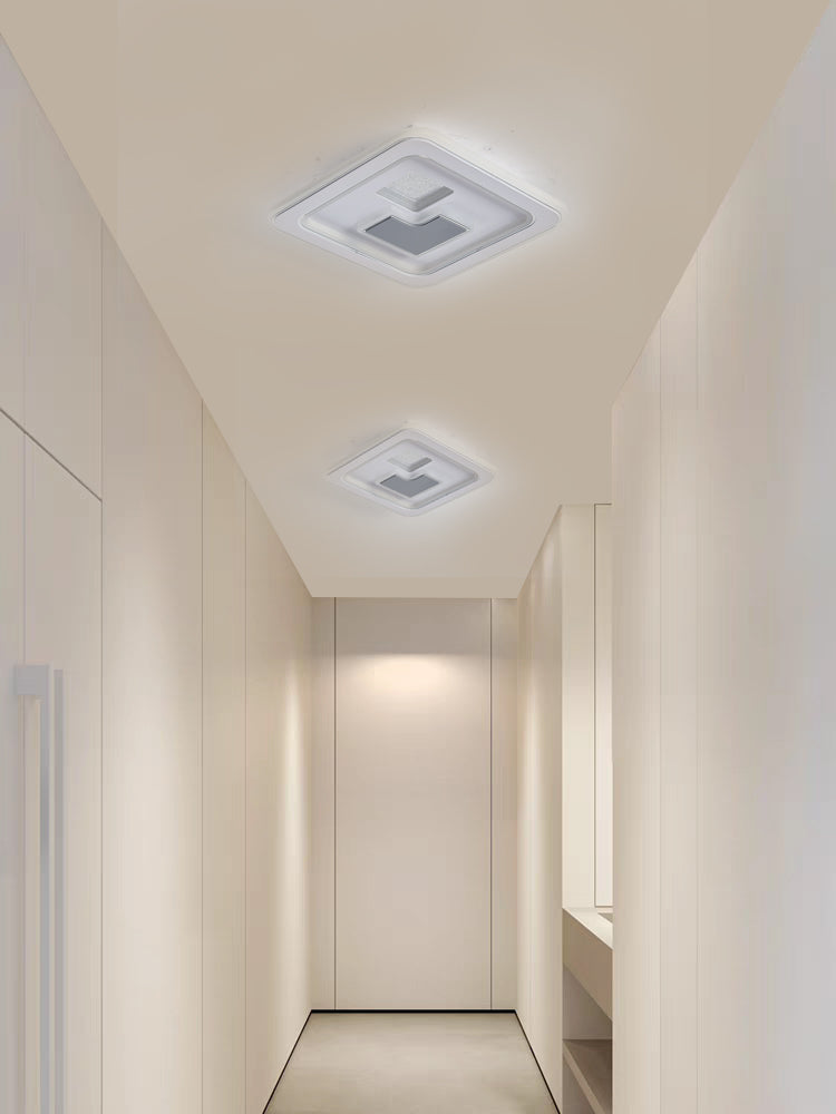 Aplica LED RFAN, Model 9114-240, 3 Tipuri De Lumina, 74W, Alb/Gri