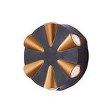 Aplica Exterior RFAN, Model L611, Material Aluminiu, IP65, Lumina Neutra, 6W, Negru/Auriu