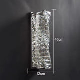 Aplica LED RFAN, Model B6620, Textura Cristal, 3 Tipuri De Lumina, 20W, Argintiu