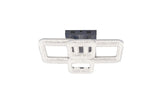 Lustra LED RFAN, Model K3535/2+2BCH, Cu Telecomanda, 3 Tipuri De Lumina, Intensitate Reglabila, 120W, Argintiu