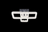 Lustra LED RFAN, Model K3535/2+2BCH, Cu Telecomanda, 3 Tipuri De Lumina, Intensitate Reglabila, 120W, Argintiu