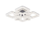 Lustra LED RFAN, Model K3535/4+4CH, Cu Telecomanda, 3 Tipuri De Lumina, Intensitate Reglabila, 200W, Argintiu