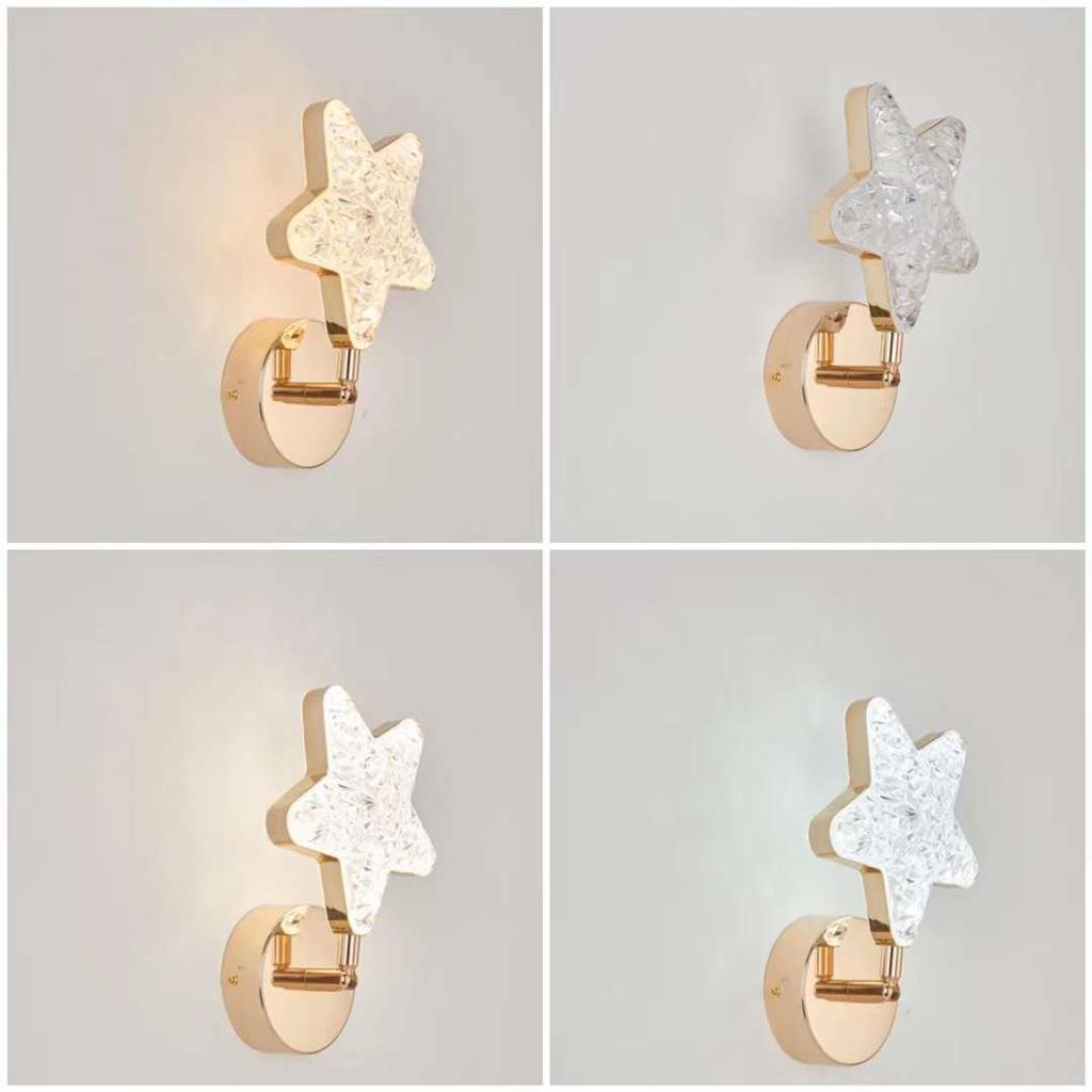 Aplica LED RFAN, Model J85/1, 3 Tipuri De Lumina, 20W, Auriu