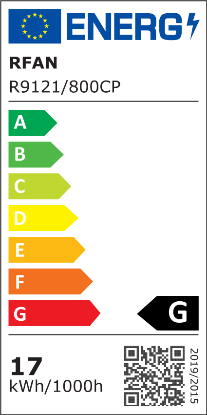 Aplica LED RFAN, Model R9121/800, 3 Tipuri De Lumina, 17W, Auriu