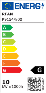 Aplica LED RFAN, Model R9154/800, 3 Tipuri De Lumina, 10W, Auriu