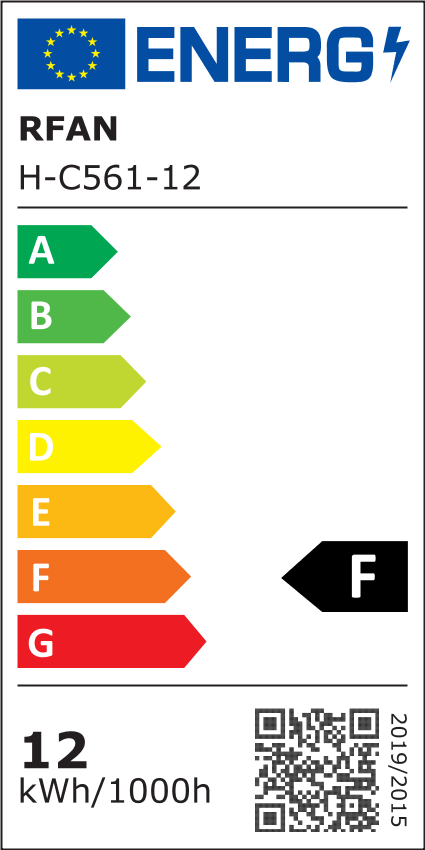 Spot COB LED RFAN, instalare ascunsa, Lumina Neutra, 4000K, 12W, Negru