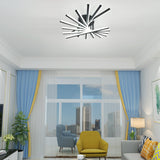 Lustra LED RFAN, Model JX630116-9, cu Telecomanda, 3 Tipuri de Lumina, Intensitate Reglabila, 164W, Negru 1