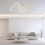 Lustra LED RFAN, Model R9005/1+1, cu Telecomanda, 3 Tipuri de Lumina, Intensitate Reglabila, 146W, Alb