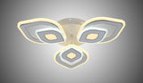 Lustra LED RFAN, Model R9007/3+3, cu Telecomanda, 3 Tipuri de Lumina, Intensitate Reglabila, 126W, Alb