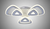 Lustra LED RFAN, Model R9008/3+3, cu Telecomanda, 3 Tipuri de Lumina, Intensitate Reglabila, 132W, Alb