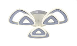 Lustra LED RFAN, Model R9008/3+3, cu Telecomanda, 3 Tipuri de Lumina, Intensitate Reglabila, 132W, Alb