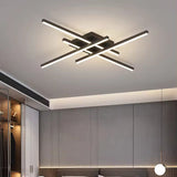 Lustra LED RFAN, Model R9111/4, Cu Telecomanda, 3 Tipuri De Lumina, Intensitate Reglabila, 66W, Negru