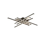 Lustra LED RFAN, Model R9112/6, Cu Telecomanda, 3 Tipuri De Lumina, Intensitate Reglabila, 146W, Negru
