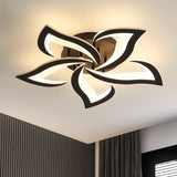 Lustra LED RFAN, Model R9176/5A1, cu Telecomanda, 3 Tipuri de Lumina, Intensitate Reglabila, 70W, Negru