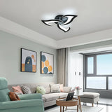 Lustra LED RFAN, Model R9176/3A1, cu Telecomanda, 3 Tipuri de Lumina, Intensitate Reglabila, 42W, Negru