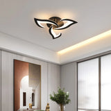 Lustra LED RFAN, Model R9176/3A1, cu Telecomanda, 3 Tipuri de Lumina, Intensitate Reglabila, 42W, Negru