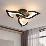 Lustra LED RFAN, Model R9176/3A1, cu Telecomanda, 3 Tipuri de Lumina, Intensitate Reglabila, 42W, Negru