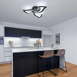 Lustra LED RFAN, Model R9176/3A1, cu Telecomanda, 3 Tipuri de Lumina, Intensitate Reglabila, 42W, Negru