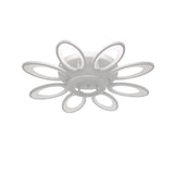 Lustra LED RFAN, Model M003/8+1, cu Telecomanda, 3 Tipuri de Lumina, Intensitate Reglabila, 200W, Alb
