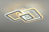 Lustra LED RFAN, Model M988-3, cu Telecomanda, 3 Tipuri de Lumina, Intensitate Reglabila, 170W, Alb