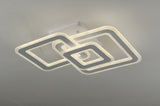 Lustra LED RFAN, Model M988-3, cu Telecomanda, 3 Tipuri de Lumina, Intensitate Reglabila, 170W, Alb