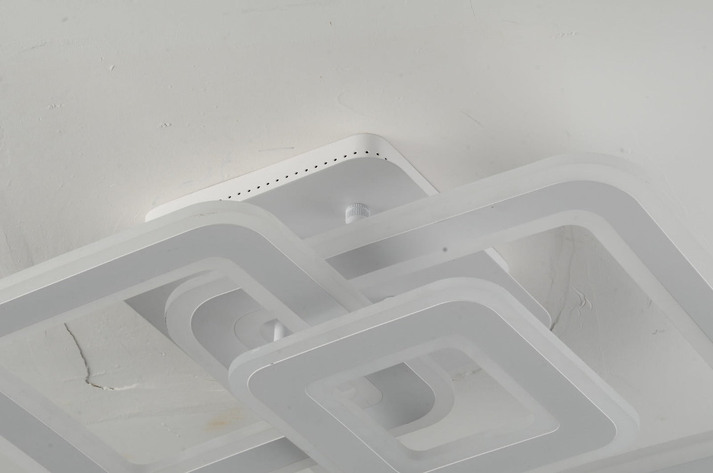 Lustra LED RFAN, Model M988-3, cu Telecomanda, 3 Tipuri de Lumina, Intensitate Reglabila, 170W, Alb