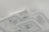 Lustra LED RFAN, Model M988-3, cu Telecomanda, 3 Tipuri de Lumina, Intensitate Reglabila, 170W, Alb