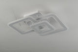 Lustra LED RFAN, Model M988-3, cu Telecomanda, 3 Tipuri de Lumina, Intensitate Reglabila, 170W, Alb