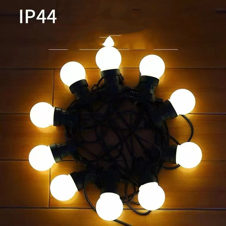 Ghirlanda Luminoasa RFAN, Lungime 10 m, 20 Becuri Mate, Lumina Calda