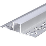 Profil LED Incastrat, Sub Tencuiala, Lungime 2m, Latime 1.3 cm