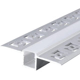 Profil LED Incastrat, Finisaj Glet, Lungime 3m, Latime 1.5 cm