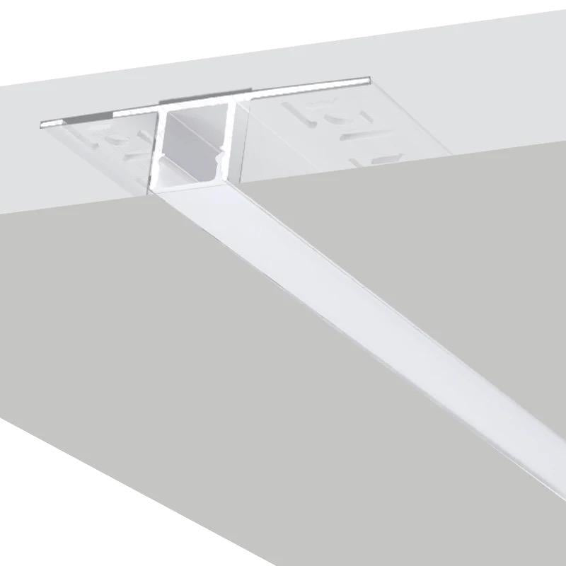 Profil LED Incastrat, Sub Tencuiala, Lungime 2m, Latime 2 cm