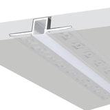 Profil LED Incastrat, Finisaj Glet, Lungime 2m, Latime 1.3 cm