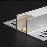 Profil LED Incastrat, Sub Tencuiala, Lungime 2m, Latime 2 cm