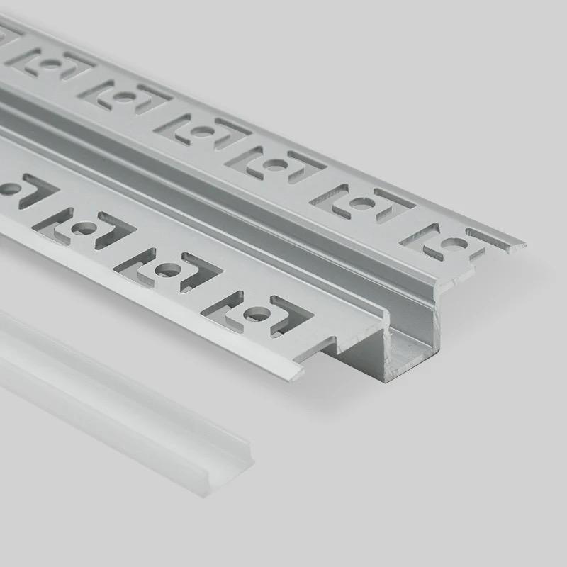 Profil LED Incastrat, Finisaj Glet, Lungime 2m, Latime 1.5 cm