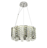 Candelabru LED RFAN, Model 70033-500, Textura Cristal, Metal, 60W, Argintiu