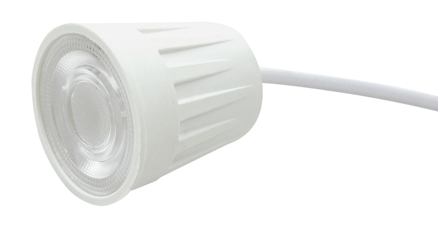 Spot LED RFAN, GU10, Incastrat, Fara Rama, Lumina Calda, 3000K, 12W, Alb