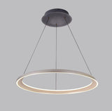 Pendul RFAN, Model D08-60, Cu Telecomanda, 3 Tipuri De Lumina, Inaltime Reglabila, 139W, Gri