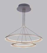 Pendul RFAN, Model D08/60+40, Cu Telecomanda, 3 Tipuri De Lumina, Inaltime Reglabila, 232W, Gri