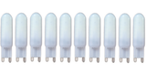 Set 10 x Becuri LED RFAN, G9 MAT, Lumina Rece, 6000K, 3W
