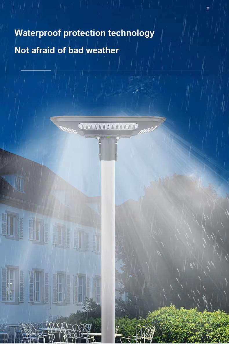 Proiector LED Stradal, Cu Telecomanda, Rezistent la Apa IP65, cu Panou Solar Si Senzor De Miscare, 400W, YC-LH-001