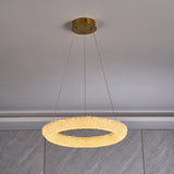 Candelabru LED RFAN, Model H98022-500 HCT, Textura Cristal, Metal, 92W, Auriu