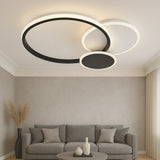 Lustra LED RFAN, Model R9173/3T, cu Telecomanda, 3 Tipuri de Lumina, Intensitate Reglabila, 65W, Alb/Negru